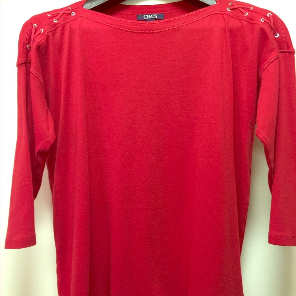 CHAPS Women's top, Large, 3/4 sleeves